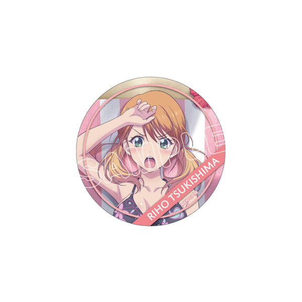 『女神のカフェテラス』描き下ろし缶バッジ 月島流星(水着)