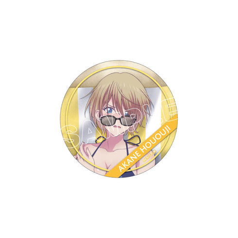 『女神のカフェテラス』描き下ろし缶バッジ 鳳凰時紅葉(水着)