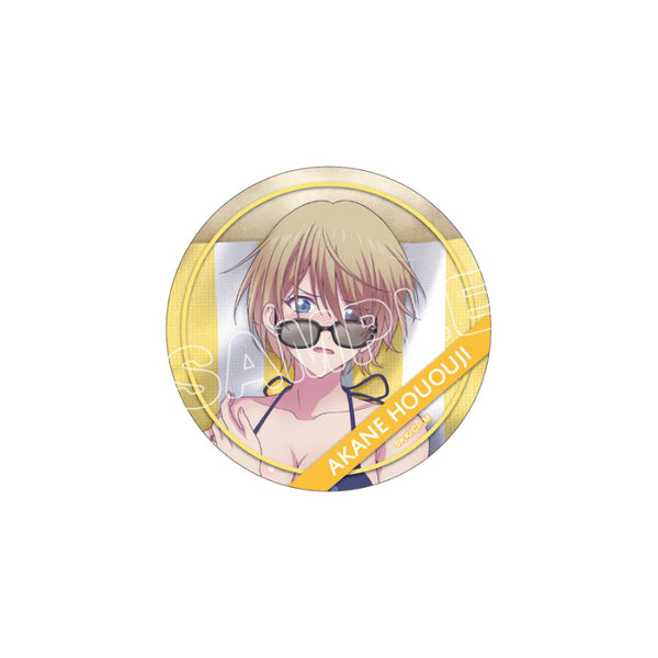 『女神のカフェテラス』描き下ろし缶バッジ 鳳凰時紅葉(水着)