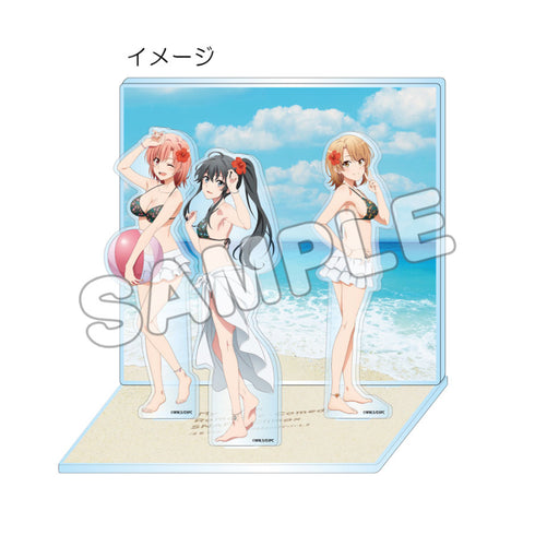 『やはり俺の青春ラブコメはまちがっている。完』アクリルジオラマ/ハイビスカス