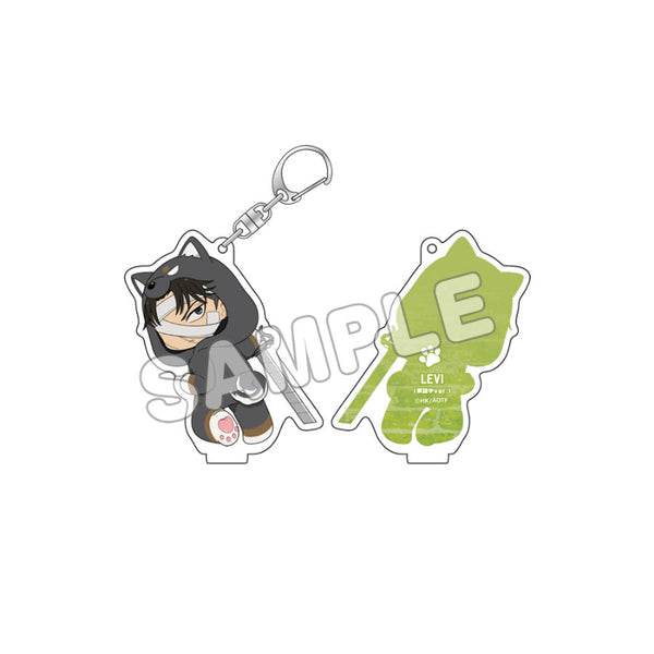 『進撃の巨人』あにまるっこアクリルキーホルダー/リヴァイ 戦闘中ver.