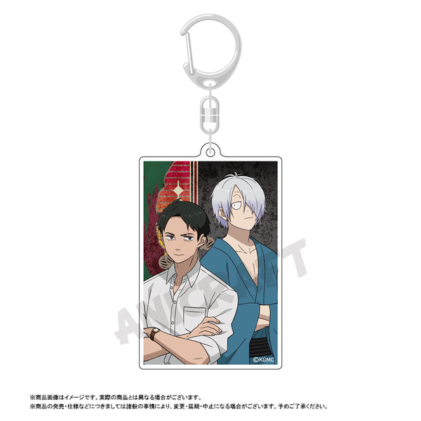 『映画 鬼太郎誕生 ゲゲゲの謎』スクエアキーホルダー 鬼太郎の父&水木