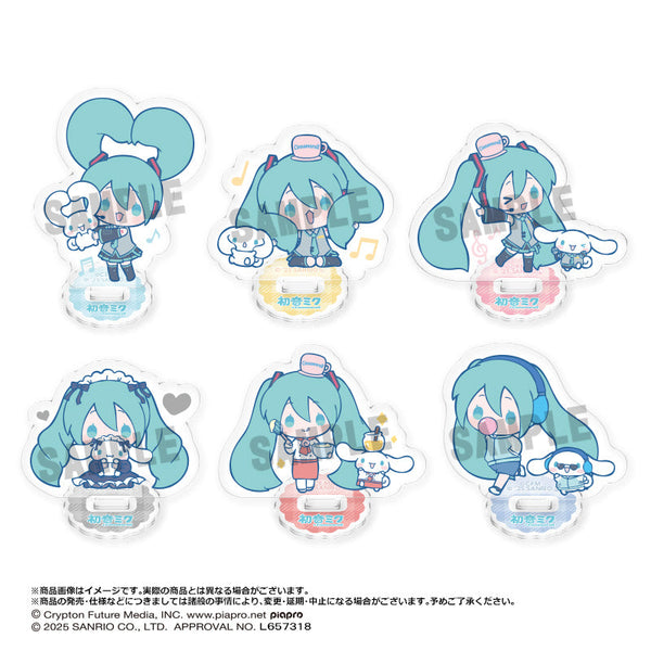 『初音ミク×シナモロール』トレーディングミニアクリルスタンド【BOX】