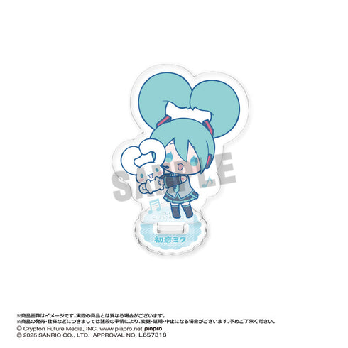 『初音ミク×シナモロール』トレーディングミニアクリルスタンド【BOX】