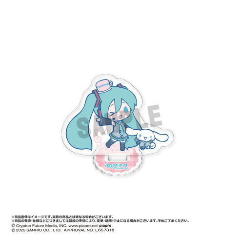 『初音ミク×シナモロール』トレーディングミニアクリルスタンド【BOX】
