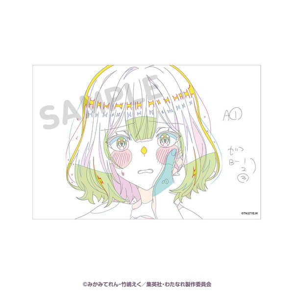 『わたしが恋人になれるわけないじゃん、ムリムリ!(※ムリじゃなかった!?)』A6ミニアクリルボード アニメ原画A