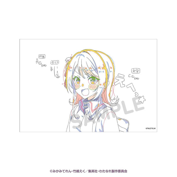 『わたしが恋人になれるわけないじゃん、ムリムリ!(※ムリじゃなかった!?)』A6ミニアクリルボード アニメ原画B
