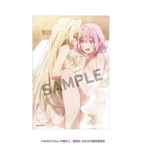 『わたしが恋人になれるわけないじゃん、ムリムリ!(※ムリじゃなかった!?)』A6ミニアクリルボード お風呂 甘織れな子&王塚真唯