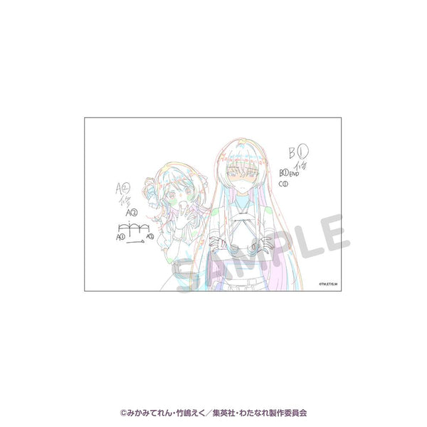 『わたしが恋人になれるわけないじゃん、ムリムリ!(※ムリじゃなかった!?)』A6ミニアクリルボード アニメ原画H ※紗月・香穂