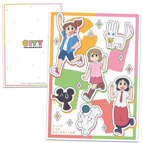 『CITY THE ANIMATION』クリアファイル 南雲美鳥&にーくら&泉わこ&マカベェ&みみねこ&神様