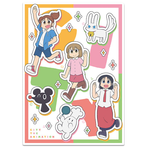 『CITY THE ANIMATION』クリアファイル 南雲美鳥&にーくら&泉わこ&マカベェ&みみねこ&神様