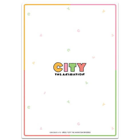 『CITY THE ANIMATION』クリアファイル 南雲美鳥&にーくら&泉わこ&マカベェ&みみねこ&神様