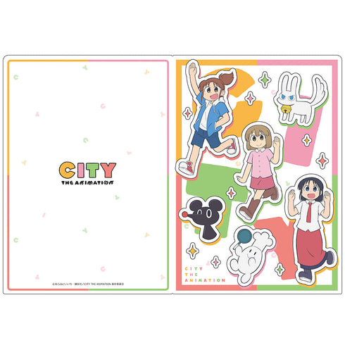 『CITY THE ANIMATION』クリアファイル 南雲美鳥&にーくら&泉わこ&マカベェ&みみねこ&神様