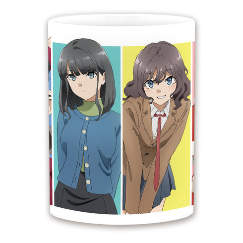 『青春ブタ野郎はサンタクロースの夢を見ない』 マグカップ 麻衣&卯月&郁実&紗良&美織&ミニスカサンタ