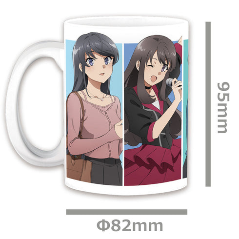 『青春ブタ野郎はサンタクロースの夢を見ない』 マグカップ 麻衣&卯月&郁実&紗良&美織&ミニスカサンタ