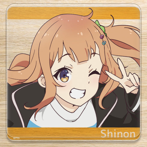 『日々は過ぎれど飯うまし』アクリルコースター(スタンド付) 小川しのん
