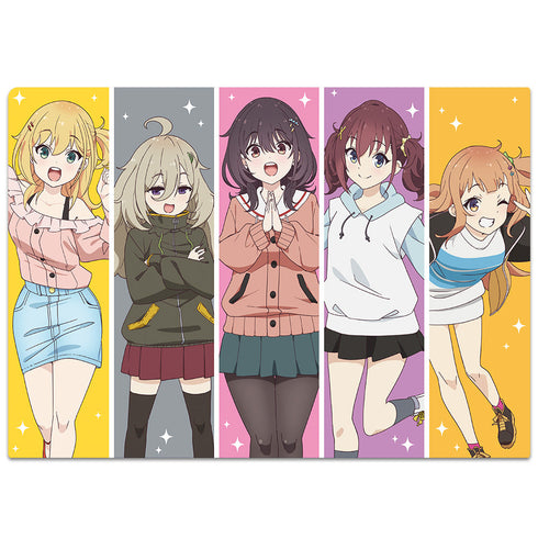 『日々は過ぎれど飯うまし』クリアファイル まこ&くれあ&しのん&つつじ&なな