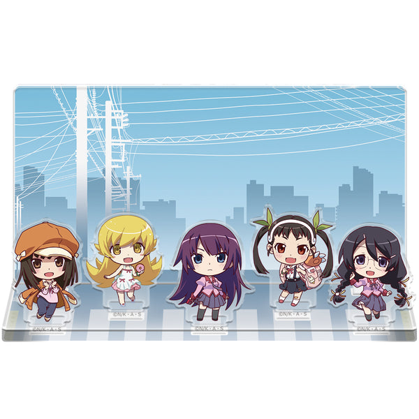 『<物語>シリーズ』アクリルジオラマ ひたぎ&翼&撫子&真宵&忍【202610再販】