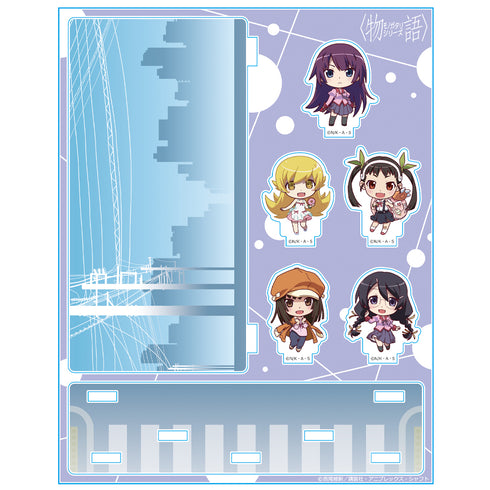 『<物語>シリーズ』アクリルジオラマ ひたぎ&翼&撫子&真宵&忍【202610再販】