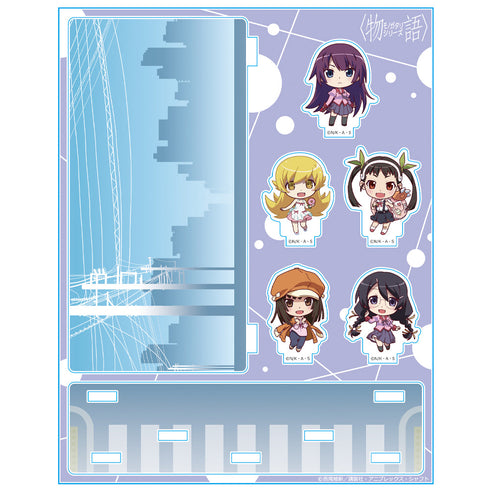 『<物語>シリーズ』アクリルジオラマ ひたぎ&翼&撫子&真宵&忍