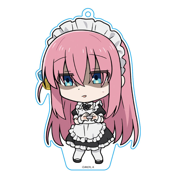 『ぼっち・ざ・ろっく!』ぷにこれ!キーホルダー(スタンド付) 後藤ひとり メイド服ver.
