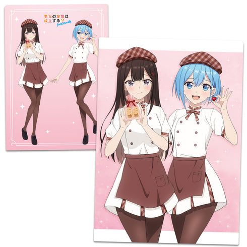 『男女の友情は成立する?(いや、しないっ!!)』クリアファイル 日葵&凛音