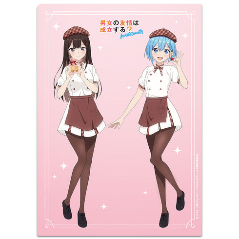 『男女の友情は成立する?(いや、しないっ!!)』クリアファイル 日葵&凛音