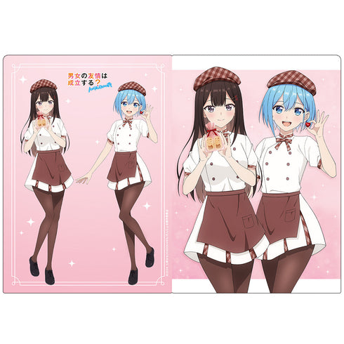 『男女の友情は成立する?(いや、しないっ!!)』クリアファイル 日葵&凛音