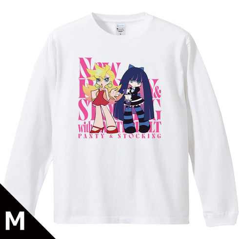 『New PANTY & STOCKING with GARTERBELT』リブ付ロングスリーブTシャツ パンティ&ストッキング