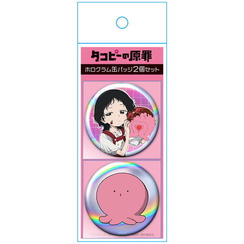 『タコピーの原罪』ホログラム缶バッジ2個セット しずか&タコピー【202609再販】