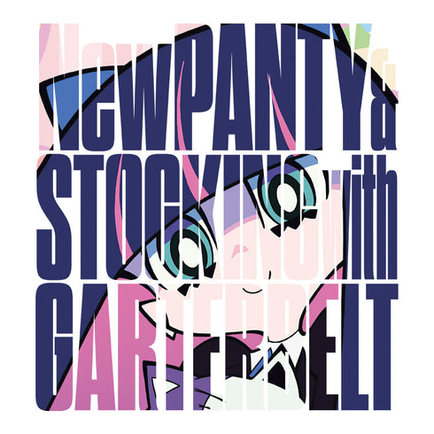『New PANTY & STOCKING with GARTERBELT』リブ付ロングスリーブTシャツ ストッキング