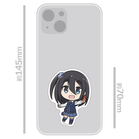 『mono』ダイカットステッカー 雨宮さつき デフォルメver.