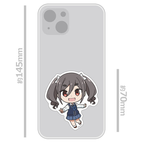 『mono』ダイカットステッカー 霧山アン デフォルメver.