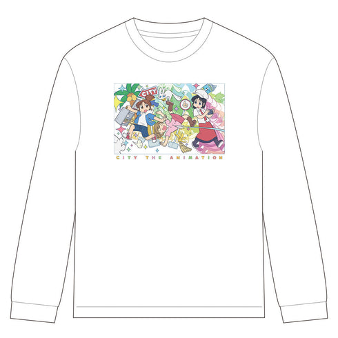 『CITY THE ANIMATION』リブ付ロングスリーブTシャツ 南雲美鳥&にーくら&泉わこ