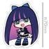 『New PANTY & STOCKING with GARTERBELT』ダイカットステッカー ストッキング