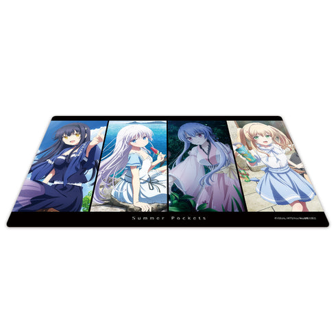 『Summer Pockets』キャラクターラバーマット しろは&蒼&鴎&紬