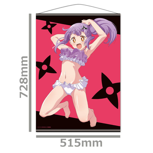 『忍者と殺し屋のふたりぐらし』B2タペストリー 草隠さとこ 水着ver.
