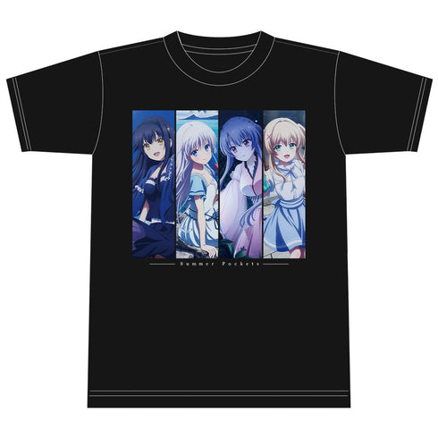 『Summer Pockets』Tシャツ しろは&蒼&鴎&紬