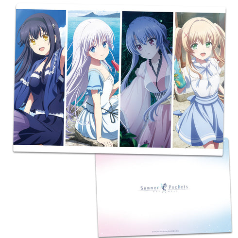 『Summer Pockets』クリアファイル しろは&蒼&鴎&紬 vol.2