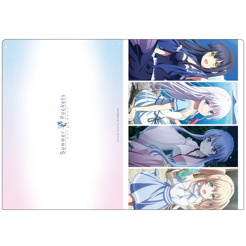 『Summer Pockets』クリアファイル しろは&蒼&鴎&紬 vol.2