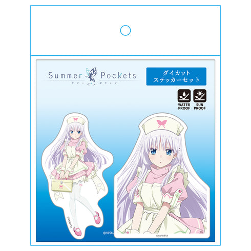 《Summer Pockets》模切貼紙組 鳴瀨 白羽 護士女僕版 【全新繪製】