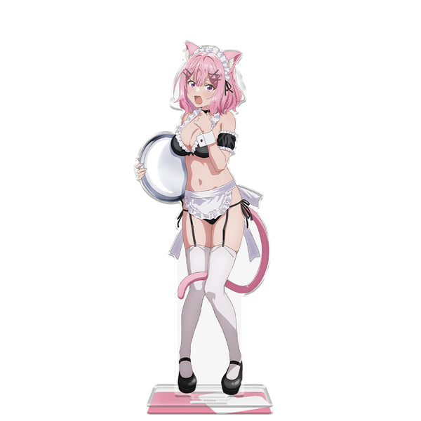 『わたしが恋人になれるわけないじゃん、ムリムリ!(※ムリじゃなかった!?)』BIGアクリルキャラスタンド 甘織 れな子 猫耳水着メイドver.【描き下ろし】