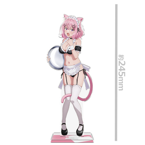 『わたしが恋人になれるわけないじゃん、ムリムリ!(※ムリじゃなかった!?)』BIGアクリルキャラスタンド 甘織 れな子 猫耳水着メイドver.【描き下ろし】