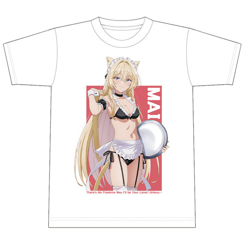 『わたしが恋人になれるわけないじゃん、ムリムリ!(※ムリじゃなかった!?)』Tシャツ 王塚 真唯 猫耳水着メイドver.【描き下ろし】