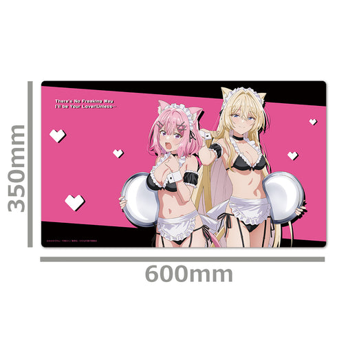 『わたしが恋人になれるわけないじゃん、ムリムリ!(※ムリじゃなかった!?)』キャラクターラバーマット れな子&真唯 猫耳水着メイドver.【描き下ろし】