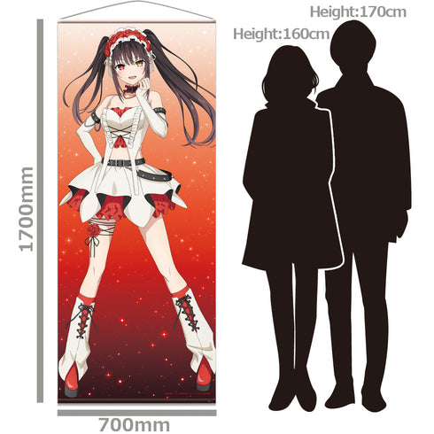 《约会大作战V》近等身大挂毯 时崎狂三 哥特朋克 白色版 【全新绘制】