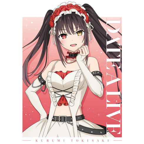 『デート・ア・ライブV』Tシャツ 時崎狂三 ゴシックパンク ホワイトver. 【描き下ろし】