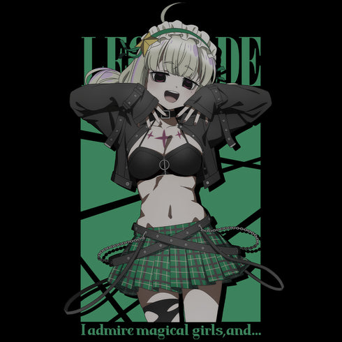 『魔法少女にあこがれて』Tシャツ レオパルト ゴシックパンクver. 【描き下ろし】