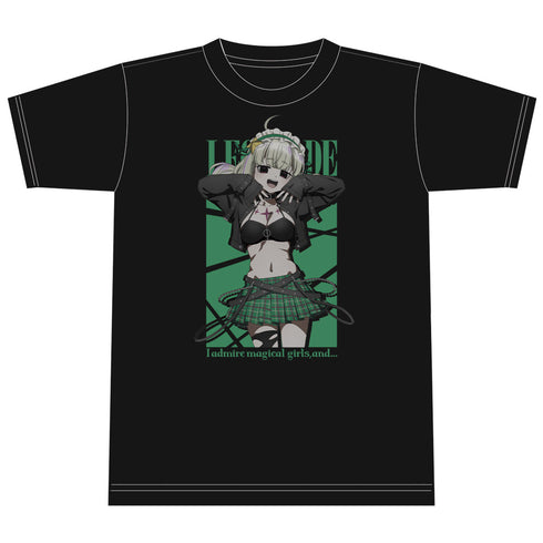 『魔法少女にあこがれて』Tシャツ レオパルト ゴシックパンクver. 【描き下ろし】