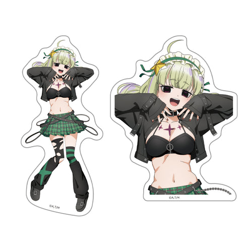 『魔法少女にあこがれて』ダイカットステッカーセット レオパルト ゴシックパンクver.【描き下ろし】